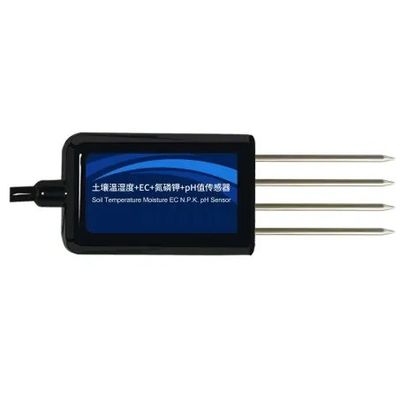 Moisture Range 0-100% 7 in 1 Multi-Depth Soil Sensor NPK Temperature EC Meter for Farm