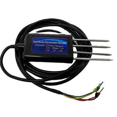 Moisture Range 0-100% 7 in 1 Multi-Depth Soil Sensor NPK Temperature EC Meter for Farm