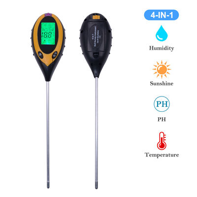 Moisture Gardening Water Soil Testing Machine 4 in 1 PH Meter with LCD Sensor Prob