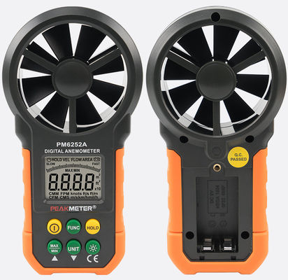 Popular Anemometer Digital Handheld Wind Speed Meter Tester with 1*9V 6F22 Battery