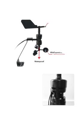 4-20mA 0-5V RS485 Modbus Anemometer Integrated Wind Speed Sensor for Weather Station
