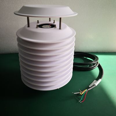 Aspirated Radiation Shield Weather Station for Atmospheric Temperature Humidity Sensing
