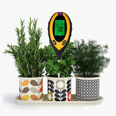 4-in-1 Sensor Meter for Soil Moisture Temperature PH Sunlight Compact and Lightweight