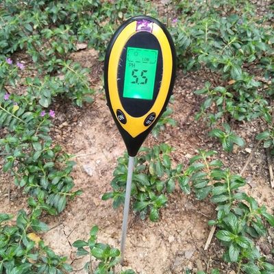 4 in 1 Soil Meter Tester Accurate Readings for Moisture Temperature PH and Sunlight