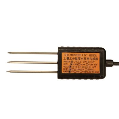 3.3V 2-5V DC Power Supply FDR Soil Temperature Moisture Sensor for Crop Irrigation