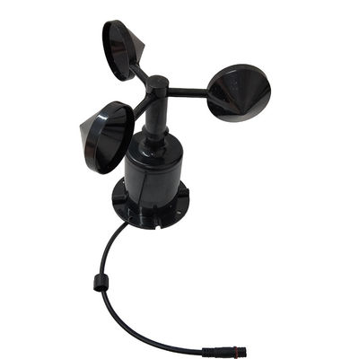 Wind Cup Anemometer RS232 Modbus Cable Length 0.8M Wind Speed Measuring Instruments