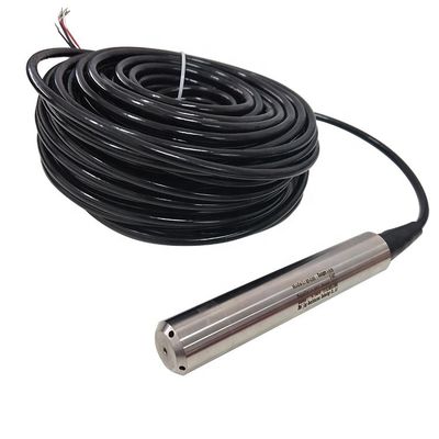 Water tank level gauge with 4-20mA/0-20mA/RS485/1-5V/0-5V output options and 5m cable