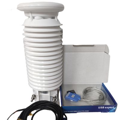 Temperature Humidity SO2 NO2 CO O3 PM2.5 PM10 Compact Weather Station with Design