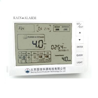 High Accuracy Tipping Bucket Rain Gauge with Data Logger Feature 3.6 kg ±≤ 4%