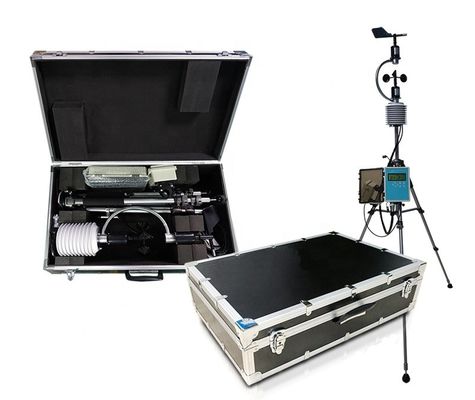 Portable Solar Powered Weather Station with Wind Speed Accuracy ±0.1m/s Manufactured
