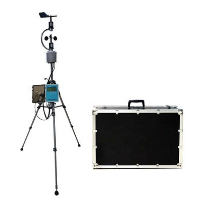 Portable Solar Powered Weather Station with Wind Speed Accuracy ±0.1m/s Manufactured