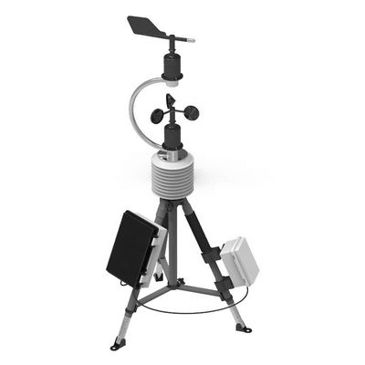 Portable Solar Powered Weather Station with Wind Speed Accuracy ±0.1m/s Manufactured