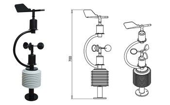Temperature Monitoring BGT-CZ Wireless Vehicle Mounted Meteorological Weather Station